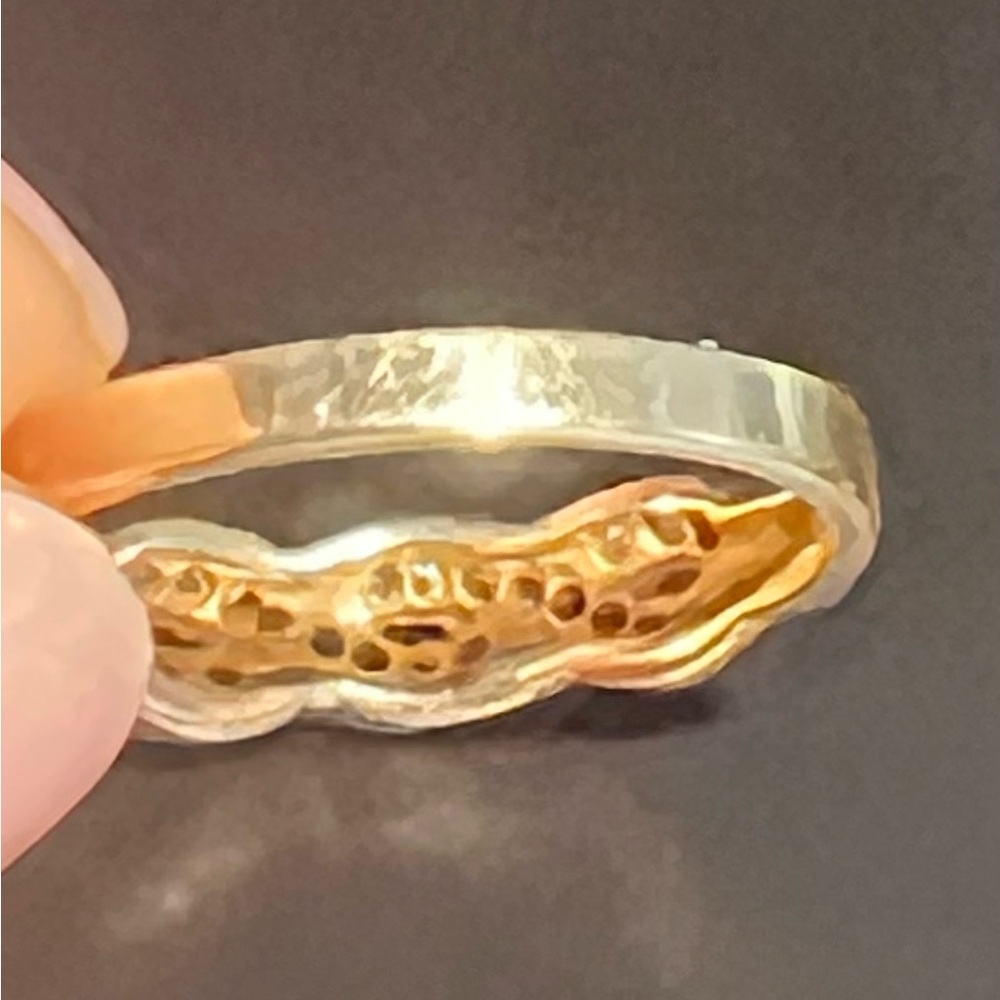 14K Diamonds Elegant Gold Braided Ring size 6.5-7 - Picture 8 of 10